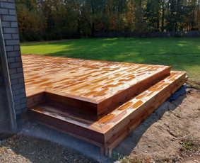 Medžio darbai, staliai - Terasu, stoginiu, ir tvoru montavimas. Klaipėda. - 3