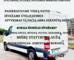 Statybinių atliekų konteinerių nuoma- šiukšlių išvežimas / MB Transporto sprendimai / Darbų pavyzdys ID 2190983