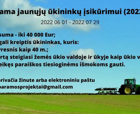 ES paramos projektų rengimas ir administravimas - Es parai&scaron;kų rengimas ūkininkams - 1