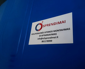Rekuperacijos sistemos montavimas.