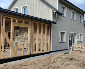 Karkasiniai statiniai, stoginės ir pavėsinės, terasos / Old Modern / Darbų pavyzdys ID 2194321