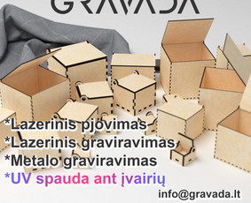Pjovimas, graviravimas, markiravimas, Uv spauda / MB "Gravada" / Darbų pavyzdys ID 2196229