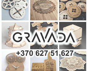 Pjovimas, graviravimas, markiravimas, Uv spauda / MB "Gravada" / Darbų pavyzdys ID 2196233