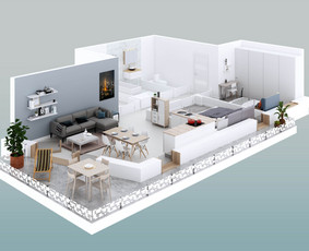 3d architektūrinės vizualizacijos, animacijos, modeliavimas - 3D Planai - 2 3D Planai - 3d architektūrinės vizualizacijos, animacijos, modeliavimas - 2