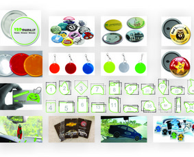 Verslo dovanų gamyba - Vizitinių,skrajučių,lipdukų,fotodrobių,stendų,tentų gamyba. - 4