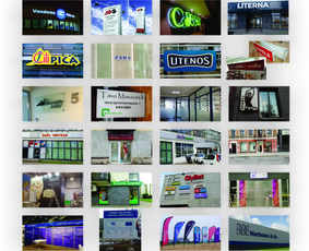 Reklaminių stendų gamyba - Vizitinių,skrajučių,lipdukų,fotodrobių,stendų,tentų gamyba. - 2