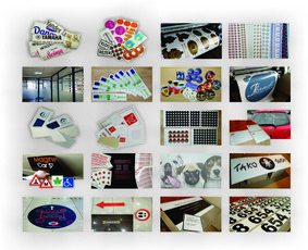 Lipdukų gamyba - Vizitinių,skrajučių,lipdukų,fotodrobių,stendų,tentų gamyba. - 1