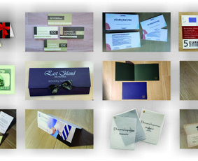 Maketavimas - Vizitinių,skrajučių,lipdukų,fotodrobių,stendų,tentų gamyba. - 4