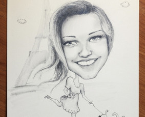 Šaržas. Grafitas. A4