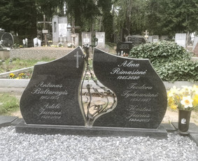 Raidžių kalimas ant paminklo kapinėse / Raidžių kalimas ant paminklo / Darbų pavyzdys ID 2198509