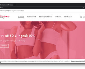 Internetinė moteriškų apatinių parduotuvė E-elija.lt