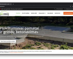 Internetinis puslapis Pamatai.lt