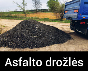 Frezuotas asfaltas, asfalto drožlės - Dolomitas, asfaltas, žvyras, smėlis, juodžemis - 4