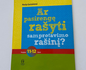Ruošiu lietuvių kalbos egzaminui, tarpiniams atsiskaitymams / Marija / Darbų pavyzdys ID 2208024