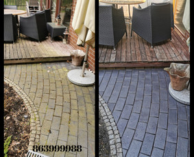 Trinkelių valymas - Trinkelių, stogų, fasadų valymas, plovimas - 1