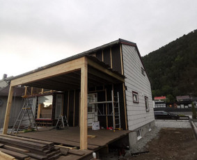 Statybos darbai - Terasų, sandėliukų įrengimas, gipso (Gkp) darbai. - 2