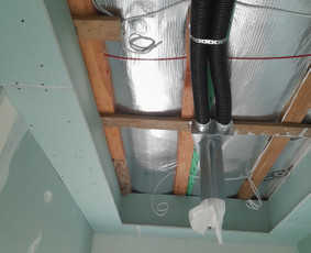 Statybos darbai - Gipso kartono montavimas, apdailos darbai. - 2