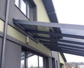 Vidaus apdailos darbai - Aliuminio stoginės. Verandų stiklinimas - 3