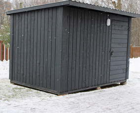 Statybos darbai - Sandeliukas kotedzui , sodui - 1