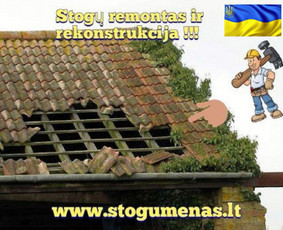Stogų remontas , rekonstrukciją dengimas įrengimas / Dmitrijus / Darbų pavyzdys ID 2226702