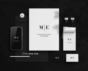 M | E logotipas
