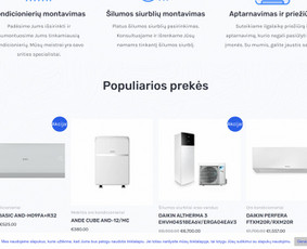 Internetinės svetainės, el. parduotuvės, Seo, Ads, Di-pro. / Infotecheris / Darbų pavyzdys ID 2230886