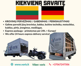 Kroviniu Pervezimas - Gabenimas / Perkraustymas - Kurjerio paslaugos - 3 Kurjerio paslaugos - Kroviniu Pervezimas - Gabenimas / Perkraustymas - 3