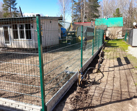 Montuojam segmentines ir metaliniu tvoralenčių tvoras / Arvydas / Darbų pavyzdys ID 2233994