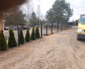 Montuojam segmentines ir metaliniu tvoralenčių tvoras / Arvydas / Darbų pavyzdys ID 2234006