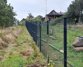 Montuojam segmentines ir metaliniu tvoralenčių tvoras / Arvydas / Darbų pavyzdys ID 2234090