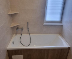 Vonios remontas - Plytelių klijavimas, santechnika, dekoravimas. - 4