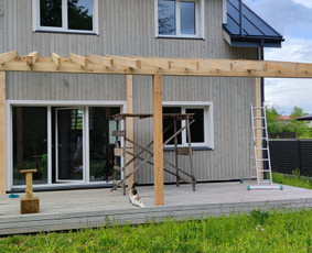 Karkasiniai statiniai, stoginės ir pavėsinės, terasos / Old Modern / Darbų pavyzdys ID 2235598
