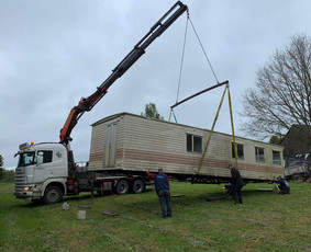 Negabaritinių krovinių gabenimas - Fiskaras krovinių pervežimas kranas manipuliatorius tralas - 2