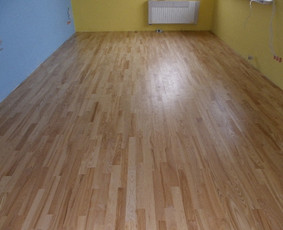 Šlifuojame parketą, parketlenčių, parketo, laminato klojimas / Jovydas Rucinskas / Darbų pavyzdys ID 60888