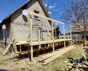 Karkasiniai statiniai, fasadai, stogai ir kiti statybos darb / KONS STATYBA, MB / Darbų pavyzdys ID 2247068