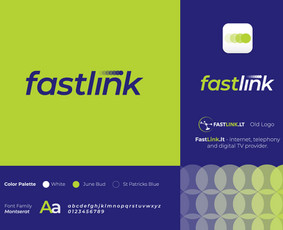 FastLink - televizija ir internetas - rebranding  |   Logotipų kūrimas - www.glogo.eu - logo creation.