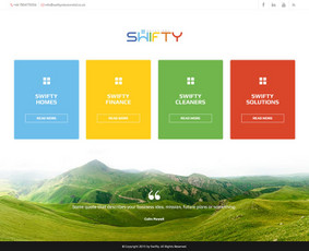 SWIFTY - Svetainių dizaino kūrimas, programavimas, pritaikymas, šablono adaptavimas TVS Drupal, magento.