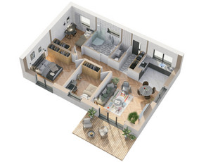 3d vizualizacijos/ 3d aukštų planai/ animacijos/ 360 turai / Evaldas Ciuzelis / Darbų pavyzdys ID 2266528
