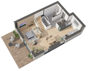 3d vizualizacijos/ 3d aukštų planai/ animacijos/ 360 turai / Evaldas Ciuzelis / Darbų pavyzdys ID 2266546