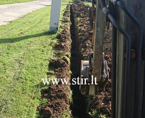 Mini ekskavatorius nuoma, drenažo, lietaus nuotekų darbai / Statybos įrengimai / Darbų pavyzdys ID 2267856