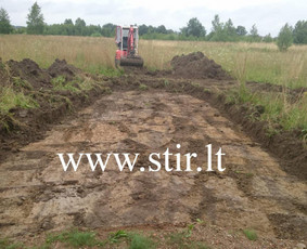 Mini ekskavatorius nuoma, drenažo, lietaus nuotekų darbai / Statybos įrengimai / Darbų pavyzdys ID 2267860