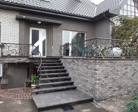 Vartai Tvoros Turėklai Stogeliai ir kiti gaminiai - Laiptų turėklai - 4 Laiptų turėklai - Vartai Tvoros Turėklai Stogeliai ir kiti gaminiai - 4