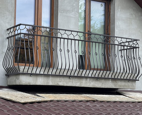 Balkonų turėklai - Vartai Tvoros Turėklai Stogeliai ir kiti gaminiai - 2