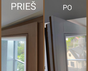 Statybos, apdaila - Medinių ir Plastikinių Langų Remontas - 2
