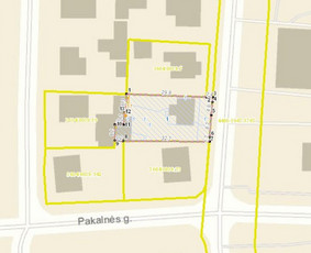 Topografija Ribų ir statyb. žymėjimai Geodezija Kadastras / matininkas - geodezininkas E. Kvedaras / Darbų pavyzdys ID 2278452