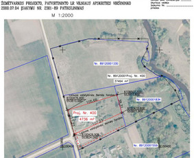 Topografija Ribų ir statyb. žymėjimai Geodezija Kadastras / matininkas - geodezininkas E. Kvedaras / Darbų pavyzdys ID 2278460