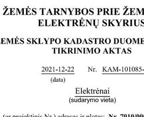 Topografija Ribų ir statyb. žymėjimai Geodezija Kadastras / matininkas - geodezininkas E. Kvedaras / Darbų pavyzdys ID 2278494