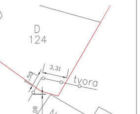 Topografija Ribų ir statyb. žymėjimai Geodezija Kadastras / matininkas - geodezininkas E. Kvedaras / Darbų pavyzdys ID 2278546
