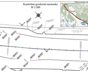 Topografija Ribų ir statyb. žymėjimai Geodezija Kadastras / matininkas - geodezininkas E. Kvedaras / Darbų pavyzdys ID 2278558
