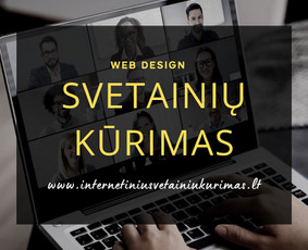 Svetainių kūrimas - Internetinių svetainių ir el. parduotuvių kūrimas - 1